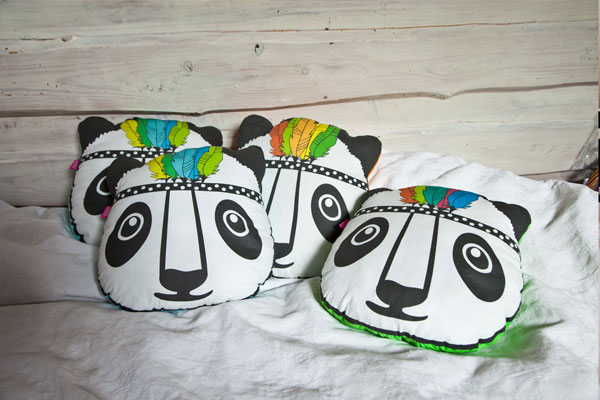 Poduszki Panda